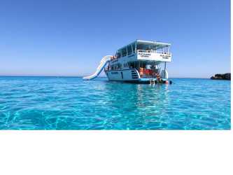 Wycieczka Rejs na Blue Lagoon poranny z transferem z adresu z Pafos łodzią Blue Diamond