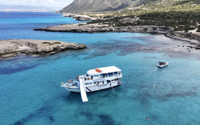 Wycieczka Rejs na Blue Lagoon poranny z transferem z adresu z Pafos łodzią Blue Diamond